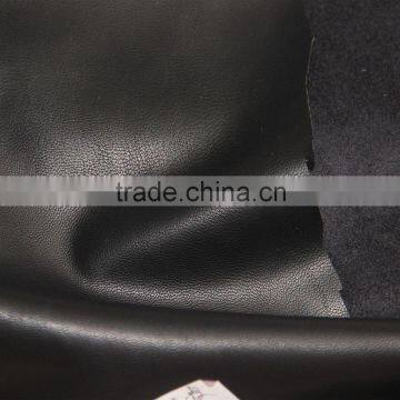 sheep embossed PU leather for garments and jackets and cloth usage with soft hand-feeling