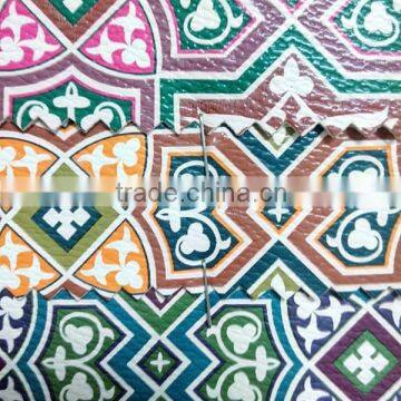 Rexine Leather With Classical Design photo-3