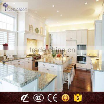 simple white MDF kitchen cabinet unit with accessories in china factory