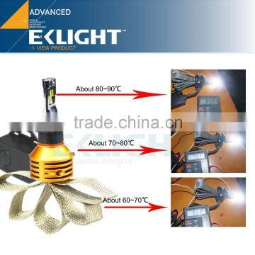 EKLIGHT CanBus error free H4 H7 fanless led auto headlight