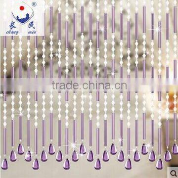 Purple Crystal Glass Bead Curtains for Door Wholesale