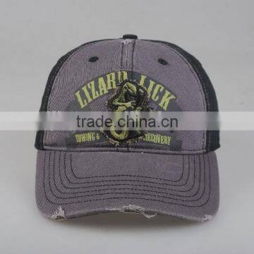Pre-curved Gray Men Outdoor Baseball Cap photo-2