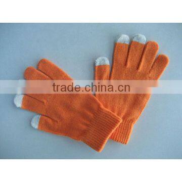 three fingers tips touch screen fashion gloves