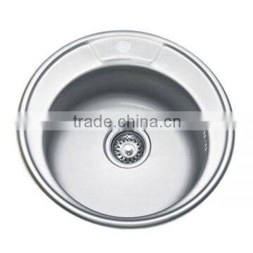 Commercial kitchen sink, stainless steel single bowl sink