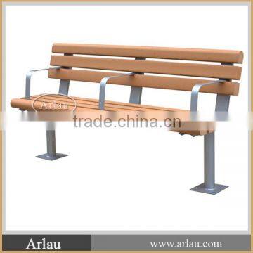 Arlau hot-sale 2 seats outdoor wooden bench