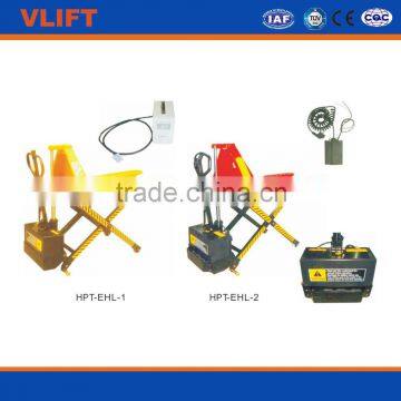 Electric high lift pallet truck and lift table