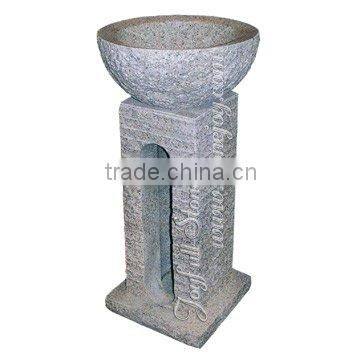 Outdoor Stone Pedestal Sink