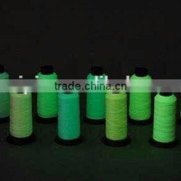 Glow in the dark thread yarn