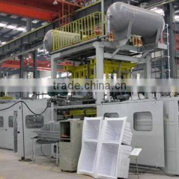 Three- stations refrigerator vacuum thermoforming manufacturing machine for cabinet inner liner