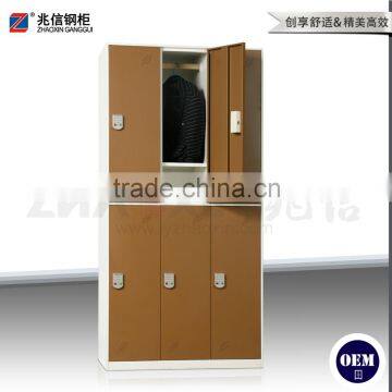 Compartment 6-door Steel Locker Digital Lock Wardrobe Locker Furniture photo-5