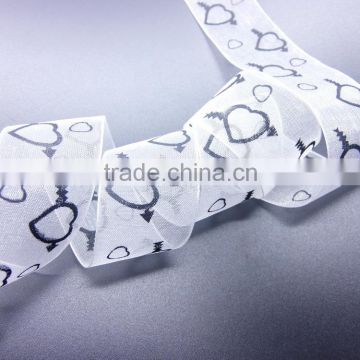 sublimation printed organza ribbon