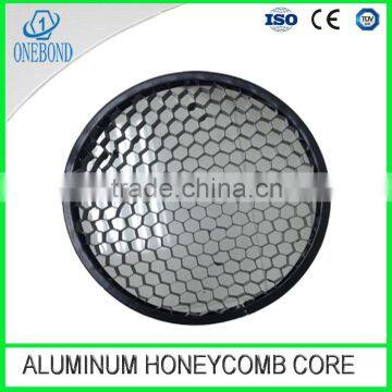 black core aluminum honeycomb core with round frame for lamp decorative piece