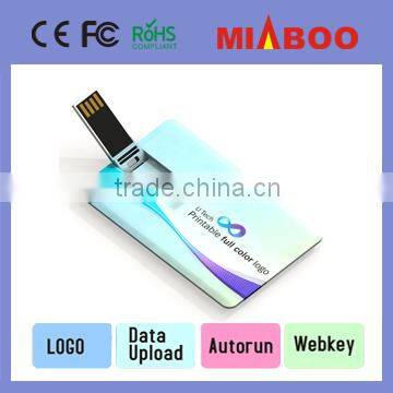 High Speed usb memory card, Alibaba Hot selling usb flash card, Promotional Custom Logo blank credit card usb