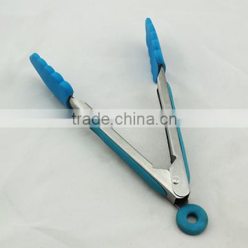 Skidproof Handle fancy Silicone tongs seafood Tongs