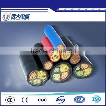 factory low price 5 core copper power cable 25mm2 with PVC insulation