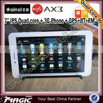 7inch IPS Ainol numy ax3 quad core 3g Phone Tablet pc