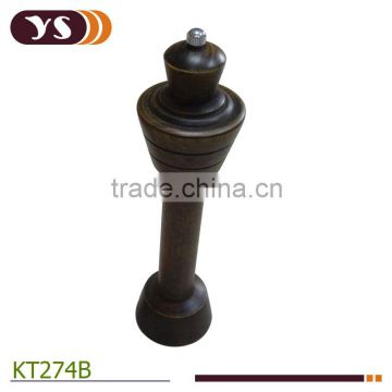 rubber wood paint coating salt and pepper mills