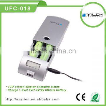 shenzhen aaa battery charger for samsung with lcd screen display