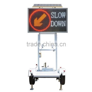 Solar Power Traffic LED Sign trailer