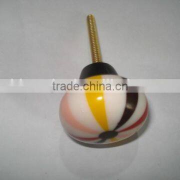 Ceramic fancy door knob | Ceramic colored door knob
