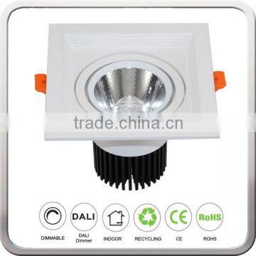 Dimmable squre downlight gimbal with high quality down light with rectangular shape