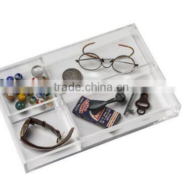 Factory Wholesale Custom Clear Acrylic Tray With Insert
