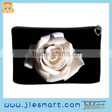 JSMART cosmetic bag sublimation printing design custom bag