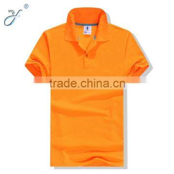 Wholesale Men's Plain Orange Polo Shirt Work Uniform Polo Shirt