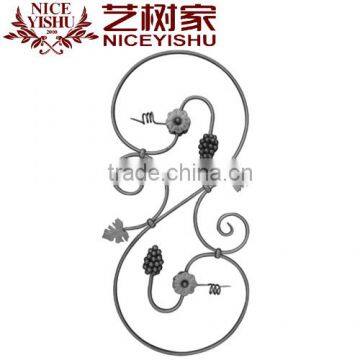 wrought iron top for post decorative parts