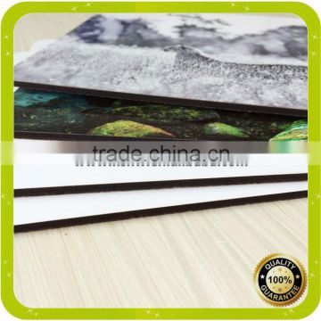 China manufacturer 19x23cm rectangular sublimation wooden raw placemat