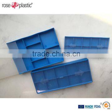 Plastic Transparent or Colored Carbide Inserts Packaging Box With Quick Press Closure of Lid Insert Box IB photo-6