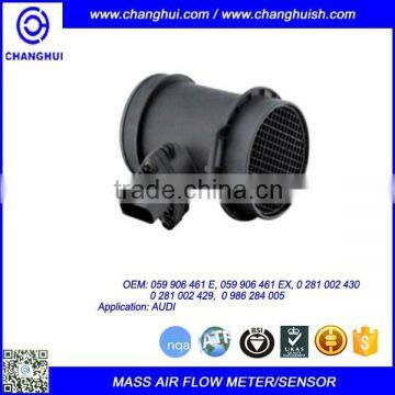 High Quality Car Mass Air Flow Meter/sensor 059 906 461 E/ 059 906 461 EX/ 0 281 002 430/ 0 281 002 429/ 0 986 284 005