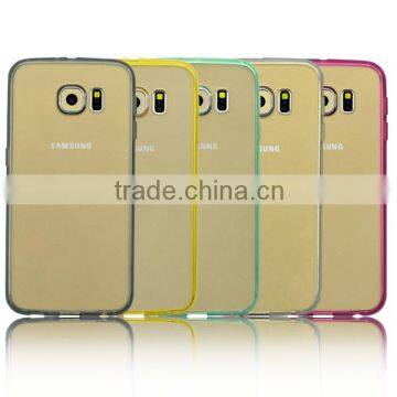 Silicone TPU & Hard Plastic Combo High Impact Shield Phone Case Cover for Samsung Galaxy S6