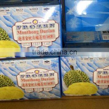 High Quality Frozen Durian Monthong from Thailand