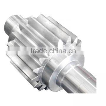 Hard teeth suface spur shaft