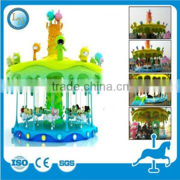 New products amusement park kids ride indoor music electric carousel honey tree for sale