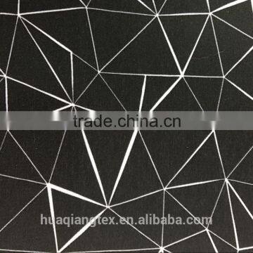 Geometrical Print Washed Velvet Fabric for Outdoor Wear Home Textile photo-2