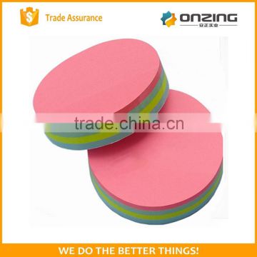 Onzing hot sale New Design Round Sticky Notes made in China