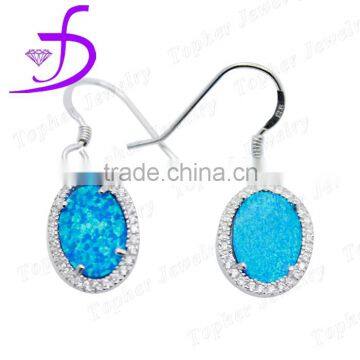 cheap opal earrings made in china fashion design hanging earrings