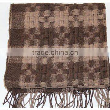 100% Cashmere Plaid Scarf