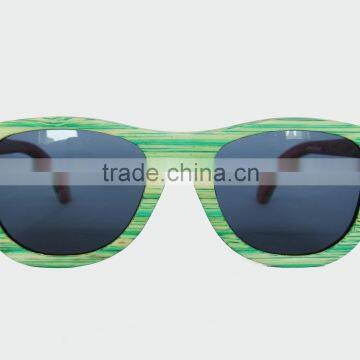 Popular promotional original color bamboo sunglasses