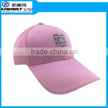 High quality custom 6 panel pink color twill cotton baseball cap/hat