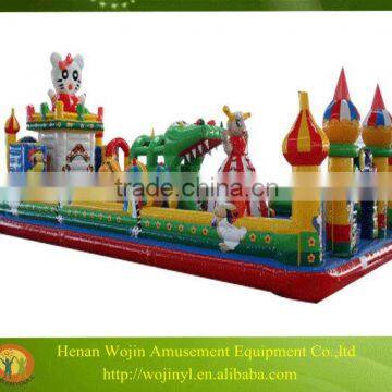 Giant inflatable kid obstacle course games/obstacle course inflatables