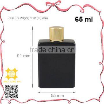 45ml for Lady Bright White Screen Printing Glass Bottle