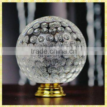 Golf Ball Crystal Unique Door Knobs For Toilet Puller Decoration