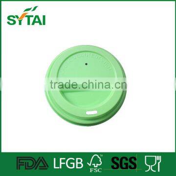 90mm plastic coffee cup with lid cover