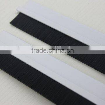 hard nylon brush door strip brush flexible strip brush door sweep brush