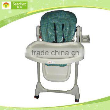 Moving high quality plastic chair, camping free baby high chair for baby