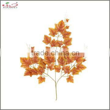 China make cheap wholesale decorative fabric artificial autumn leaves