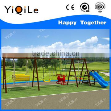 Plastic swing slide seesaw indoor toddler swings outdoor hammock